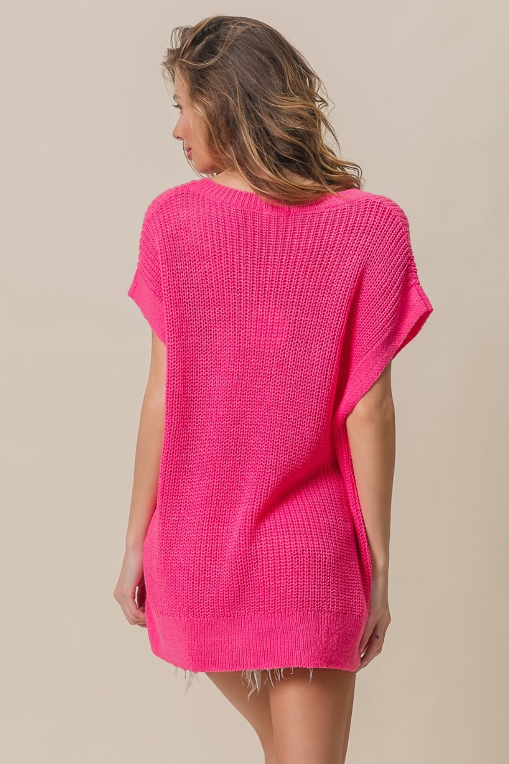 BiBi Patch Pocket Short Sleeve Sweater Shirt Apparel BiBi Clothing Tops Ship from USA Shirts USA Women Trendsi https://www.cyberehub.com