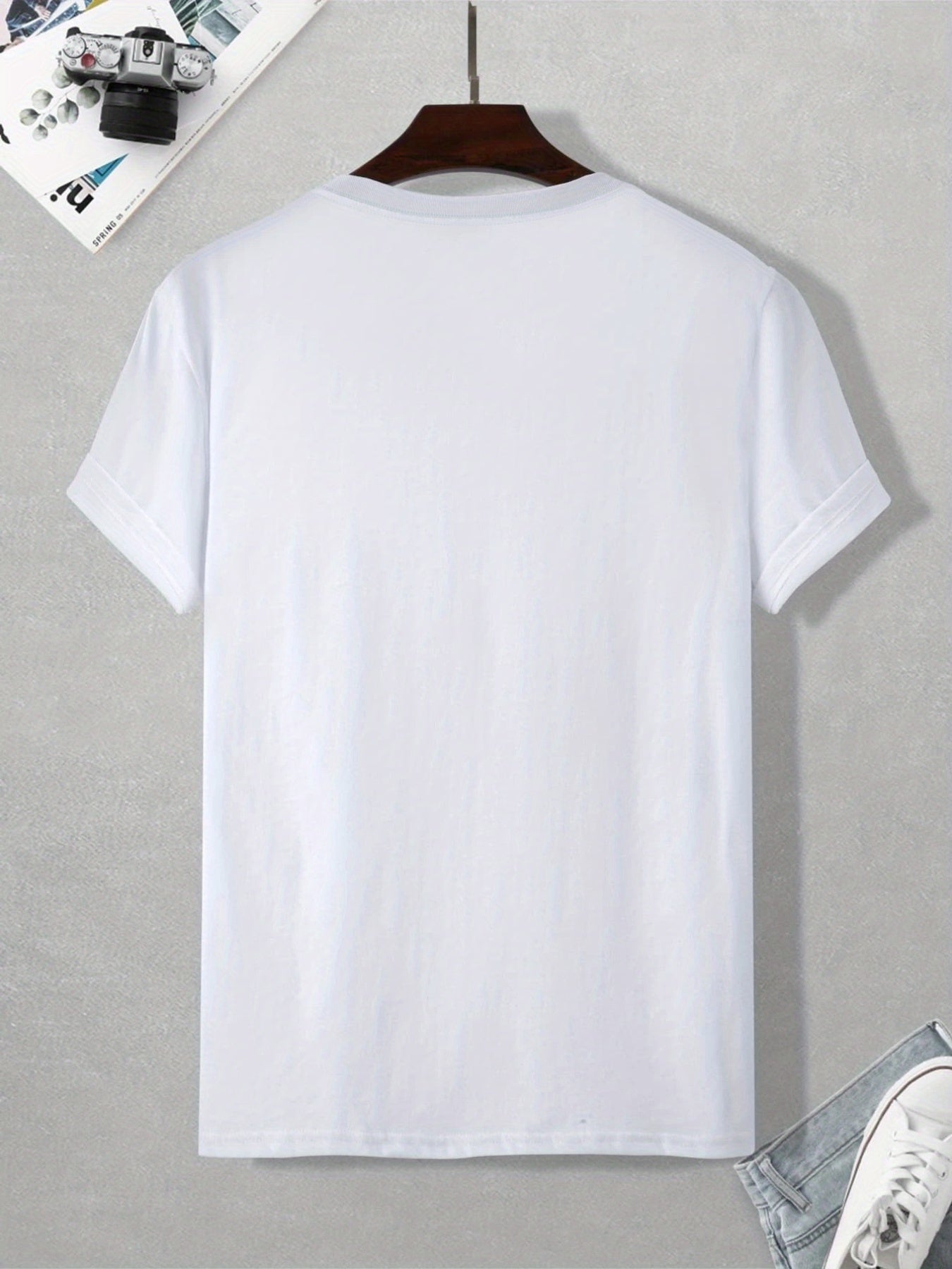 Letter RESPECT Pattern Printed Men's T-shirt, Patterned T-shirt Men's Summer Clothing, Men's Clothing Apparel/Shirt/Graphic Shirt SNULLO https://www.cyberehub.com