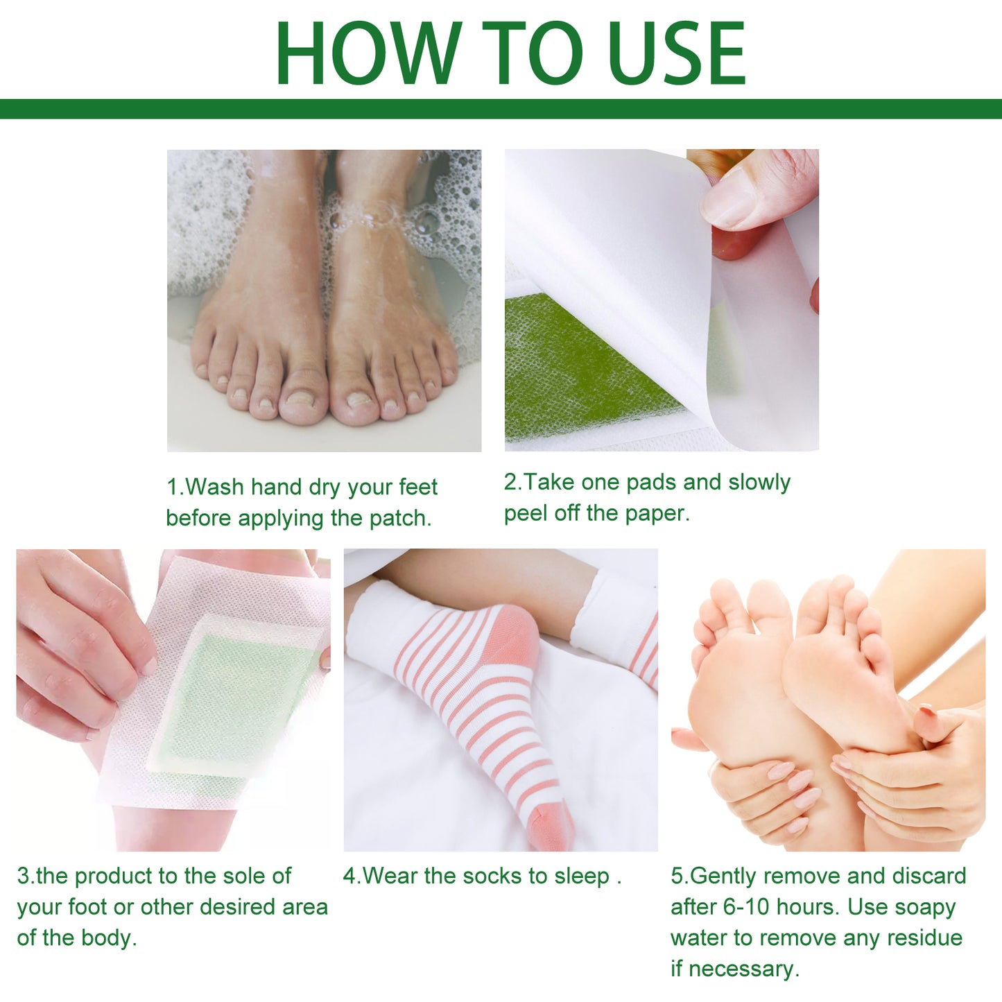 Green Tea Foot Patch, Improves Sleep Quality And Relieves Muscle Tension And Body Stress Foot Care Patch Health Eprolo https://www.cyberehub.com