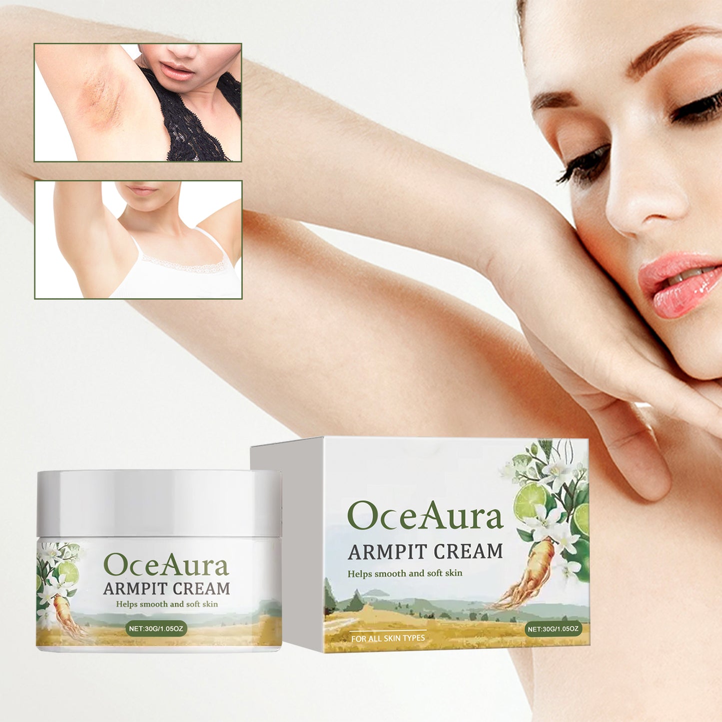 Armpit Cream, Whitening Whitening Treatment Cream To Reduce Skin Pigmentation And Moisturize Whitening Treatment Health & Beauty Health Eprolo https://www.cyberehub.com