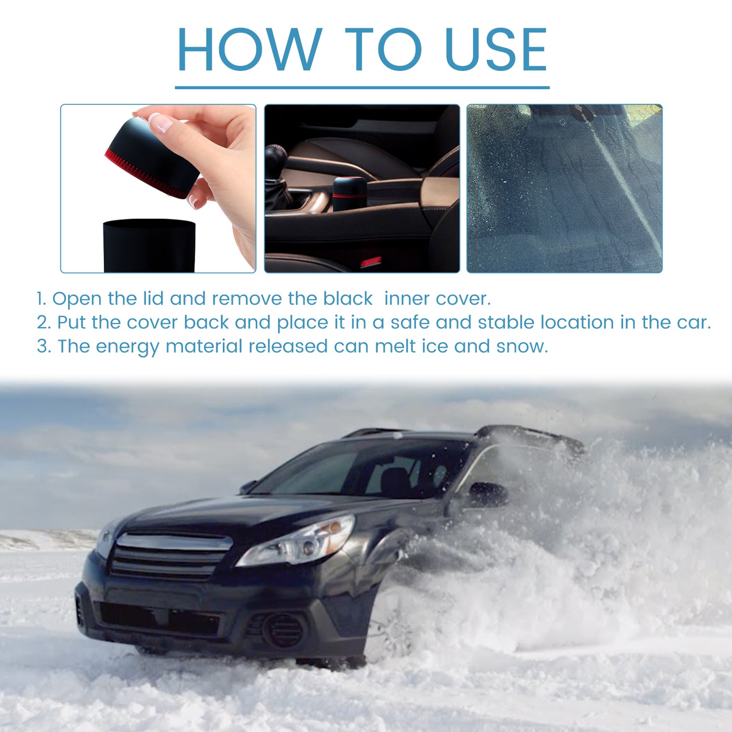 Rayhong Snow Remover, Car Windshield Defogging Deicing Quick Snow Melting Portable Heater Home Eprolo https://www.cyberehub.com