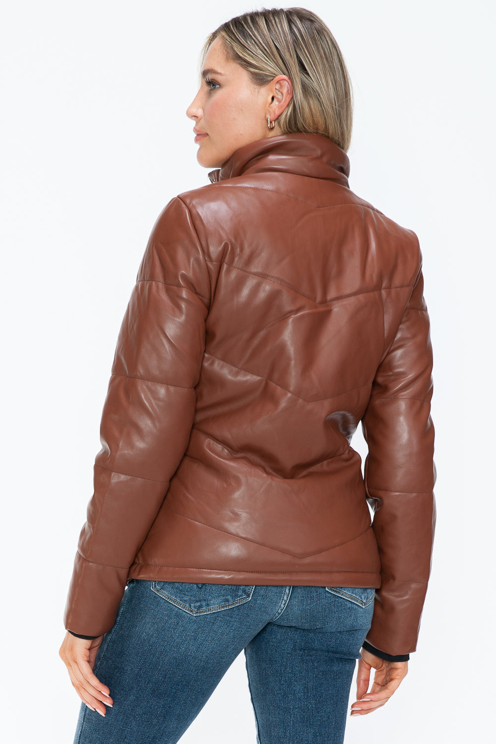 Snobbish Pocketed Zip Up Turtleneck Puffer Jacket Tops/Jackets/Sweaters Clothing Tops Ship from USA Snobbish TikTok Trendsi USPS Walmart Trendsi https://www.cyberehub.com