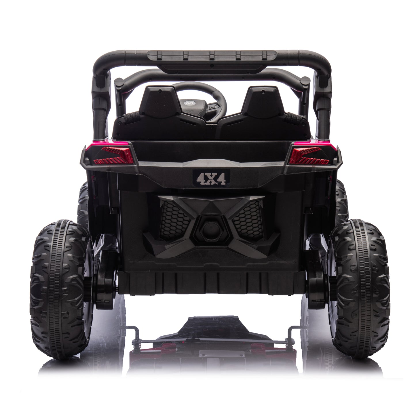 24V Two-Seater Kids Ride On UTV W/Parents Remote Control,Four-Wheel Suspension,Slow Start,Large wheel design,Anti-collision bar,Storage space,Music,USB,Bluetooth,Volume control,LED lights for Kids 3+. Giga Kids Toys Giga https://www.cyberehub.com