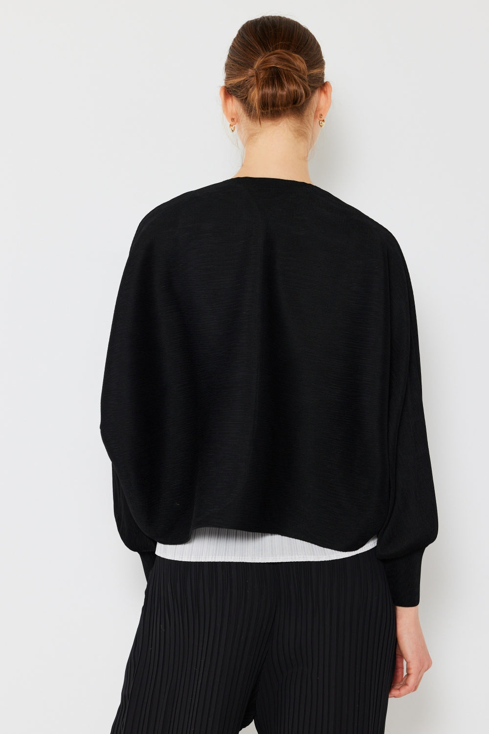 Marina West Swim Rib Pleated Puff Sleeve Bolero Cardigan Shirt Apparel Clothing Tops Marina West Swim Ship from USA Shirts USA Women Trendsi https://www.cyberehub.com