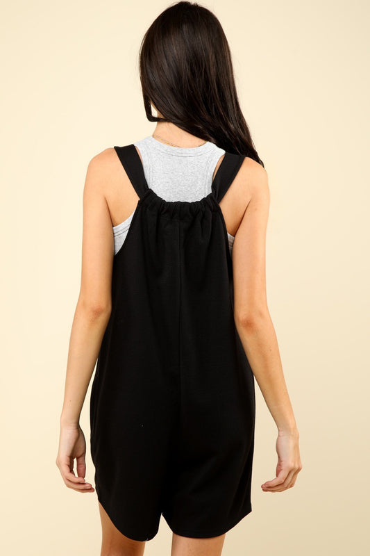 VERY J Tie Shoulder Front Pocket Romper Tops/Jackets/Sweaters Clothing Tops Ship from USA TikTok Trendsi USPS VERY J Walmart Trendsi https://www.cyberehub.com