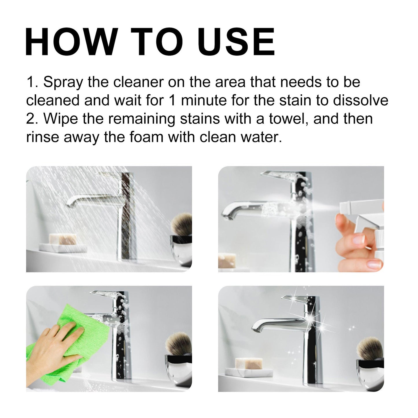 Jakehoe Bathroom Foam Cleaner Toilet, Toilet, Bathtub, Wash Basin, Tile Stain Remover, Descaling Cleaning Spray Home & Garden Health & Beauty Under 10 UniversalMaax https://www.cyberehub.com