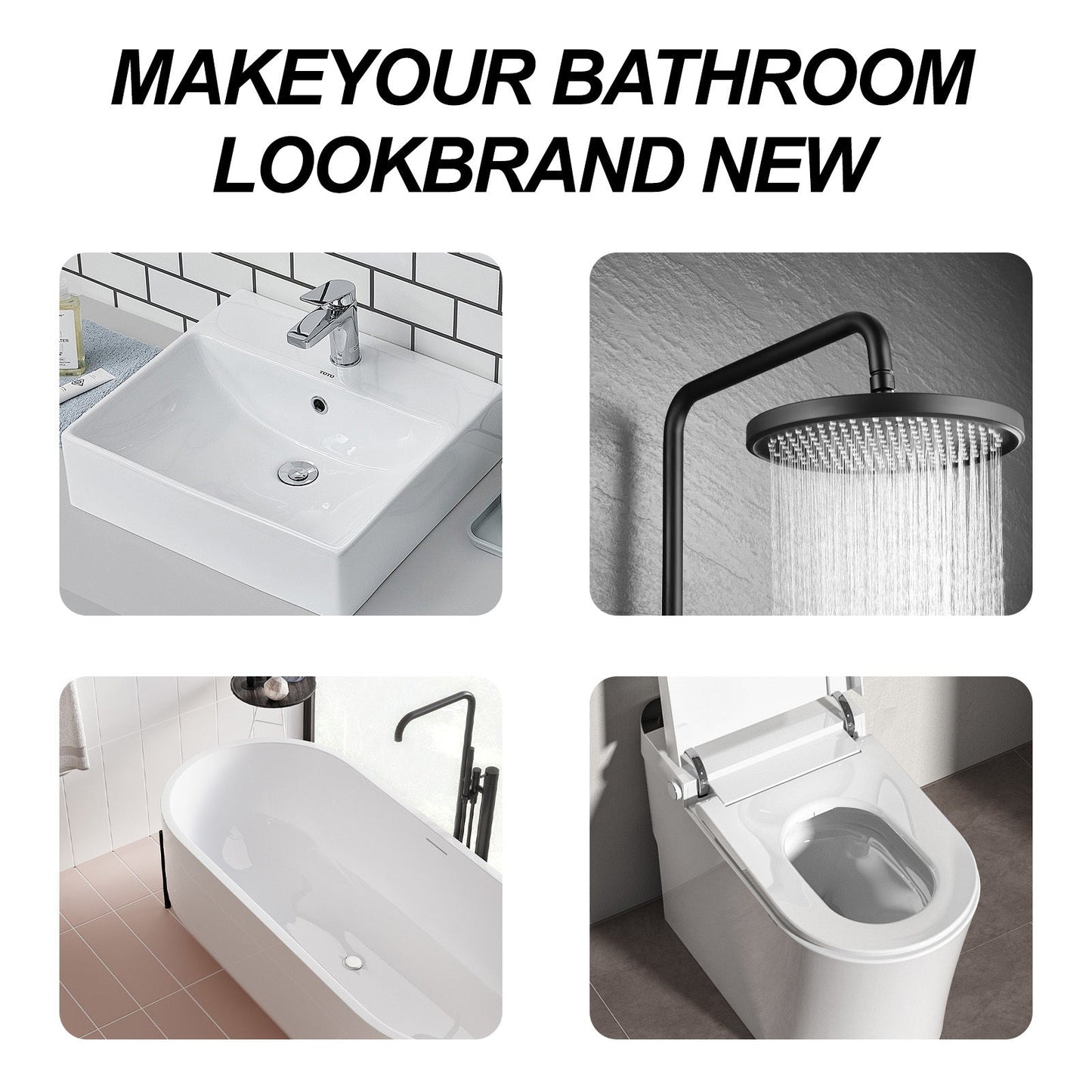 Jakehoe Bathroom Foam Cleaner Toilet, Toilet, Bathtub, Wash Basin, Tile Stain Remover, Descaling Cleaning Spray Home & Garden Health & Beauty Under 10 UniversalMaax https://www.cyberehub.com