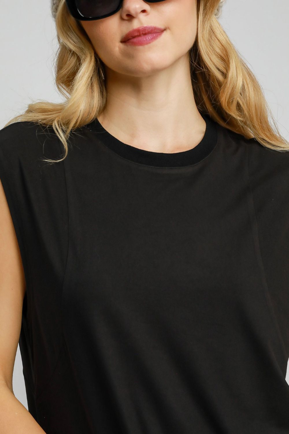 Umgee Round Neck Sleeveless High-Low Curved Hemline Mini Dress Apparel/Dress Dress Ship from USA TikTok Trendsi Umgee USA USPS Walmart Walmart Apparel Trendsi https://www.cyberehub.com