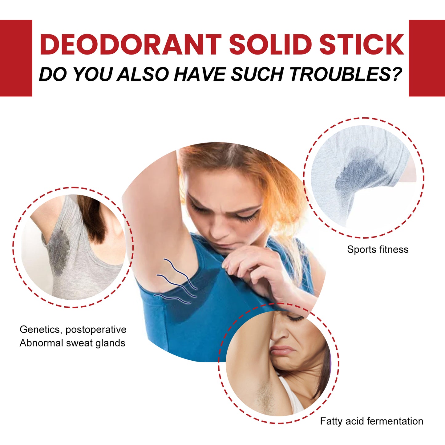 Deodorant Solid Stick, Clean Underarm Odor Body Odor Perspiration Summer Refreshing Light Fragrance Lasting Care Health & Beauty Health Eprolo https://www.cyberehub.com