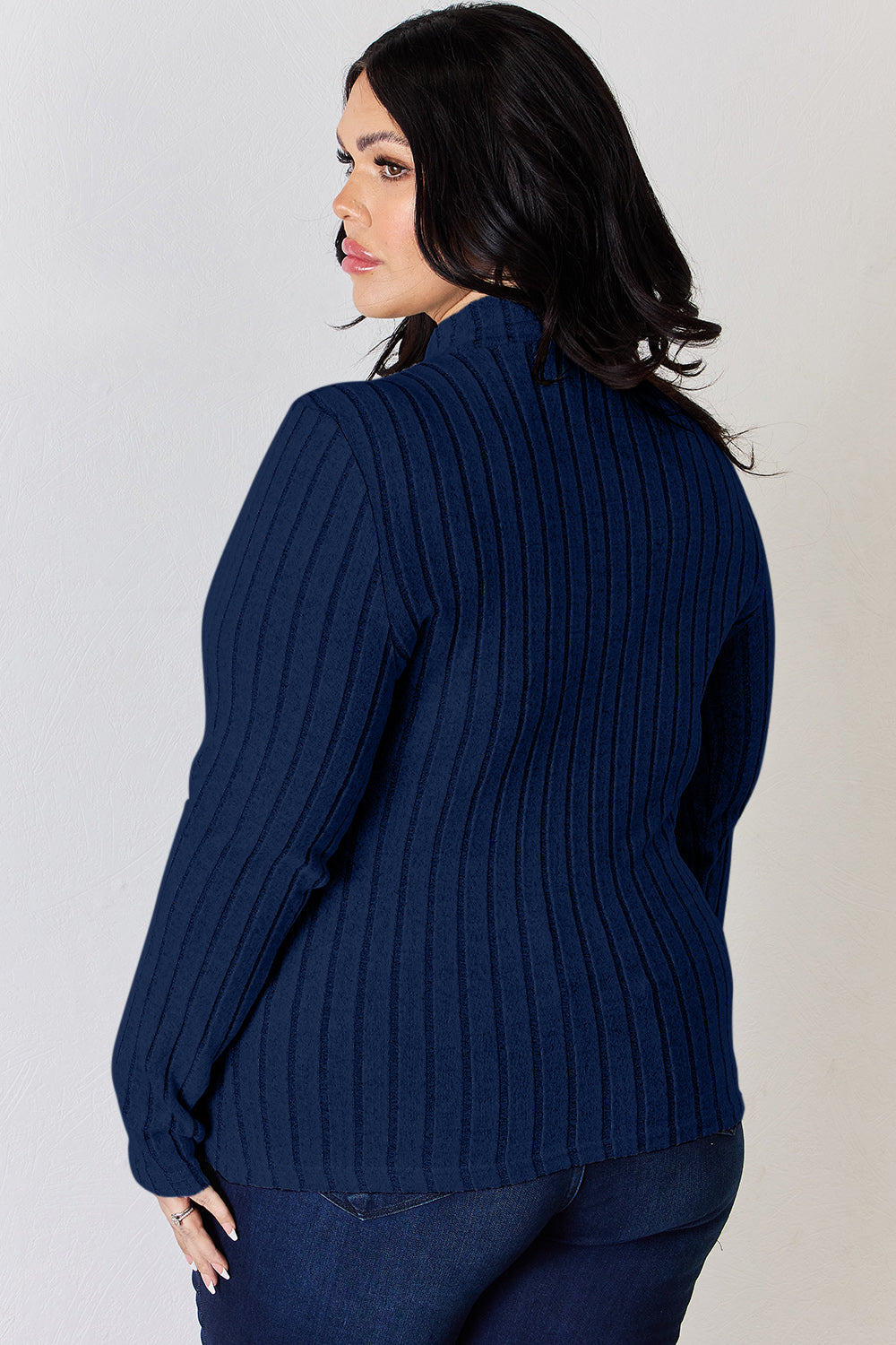 Basic Bae Full Size Ribbed Mock Neck Long Sleeve T-Shirt Apparel/Tops Basic Bae Ship from USA TikTok Tops Trendsi USPS Walmart Walmart Apparel Trendsi https://www.cyberehub.com