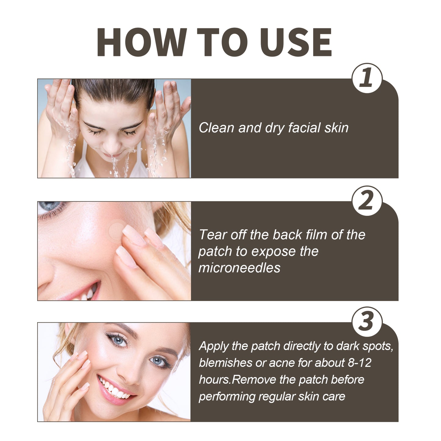 Micro-needle Vita C Spot Eraser Patch, Fade Spots Acne Print Blemishes Cover Spots Repair Patch Health Eprolo https://www.cyberehub.com