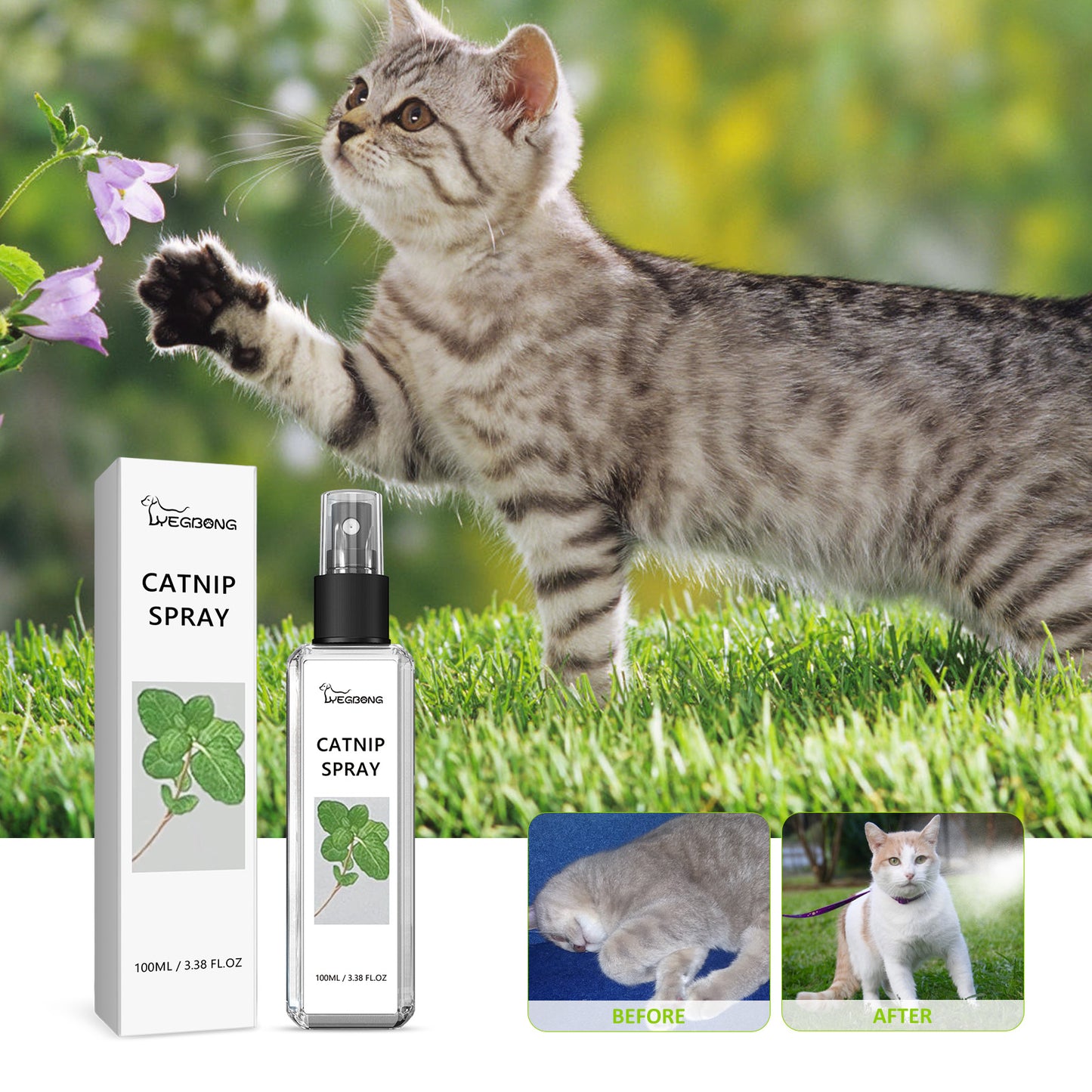 Catnip Spray, Relieve Cat Anxiety And Enhance Pet Vitality Health Care Spray Pet Eprolo https://www.cyberehub.com