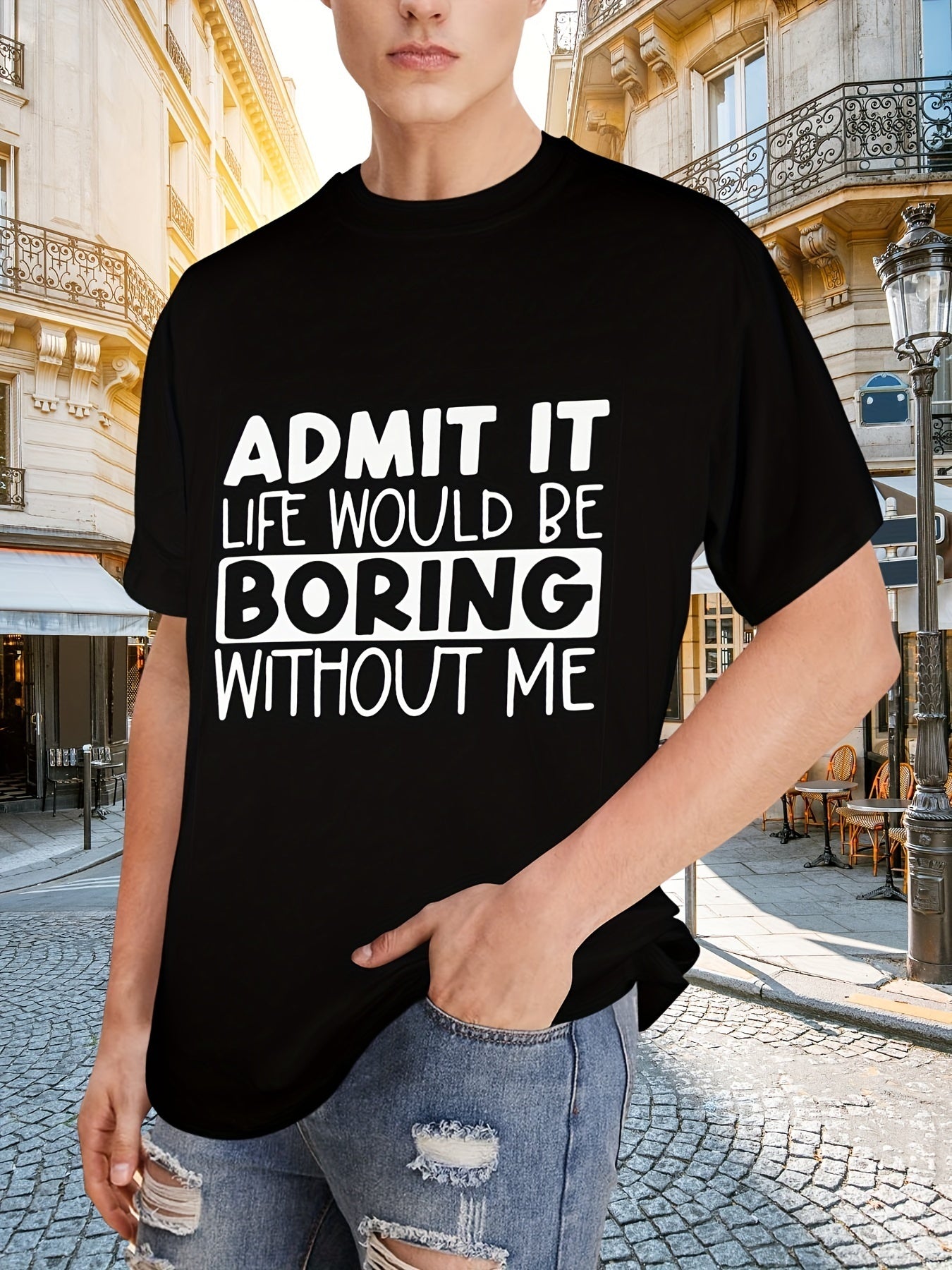 Admit It... Printed T-shirt, Men's T-shirt, Summer Casual Short Sleeved T-shirt Apparel/Shirt/Graphic Shirt SNULLO https://www.cyberehub.com