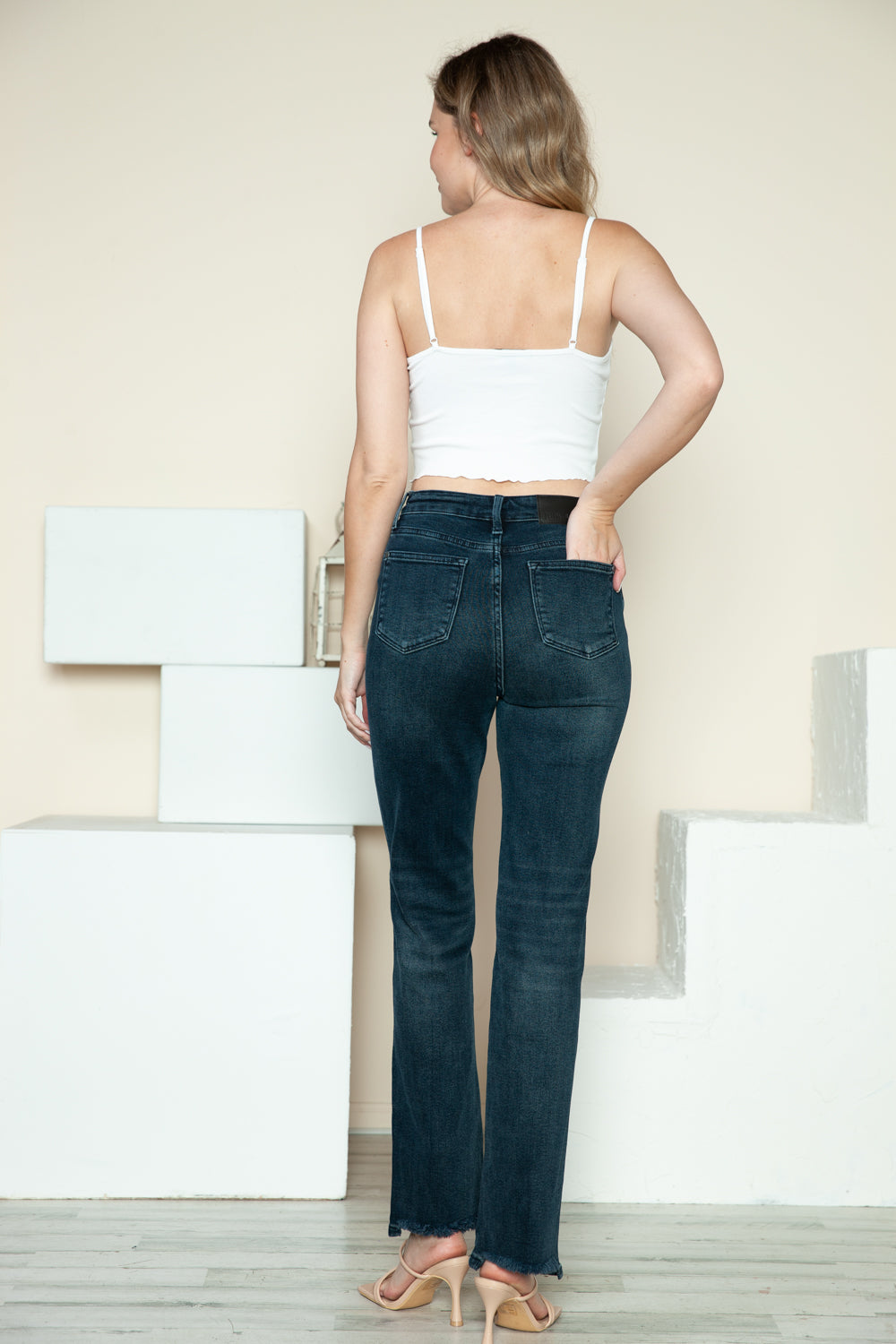 Judy Blue Full Size Button Fly Hem Destroy Straight Jeans Bottoms Bottoms Clothing Judy Blue Ship from USA Women Trendsi https://www.cyberehub.com