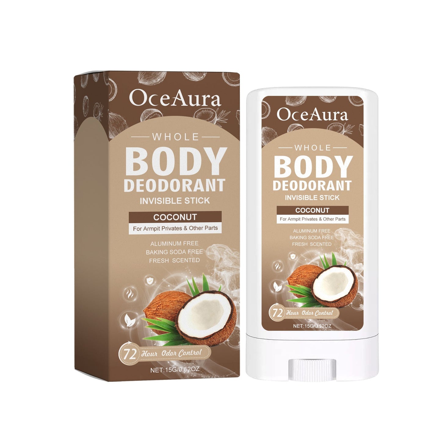 OceAura Whole Body Deodorant, Clean Armpit Sweat Odor Mild Refreshing Deodorant Stick Health & Beauty Health & Beauty Under 10 UniversalMaax https://www.cyberehub.com