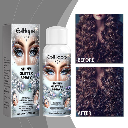 Eelhope Sparkly Glitter Spray, Hair Body Highlight Shimmer Prom Festival Bash Glitter Spray Health & Beauty Health & Beauty Under 10 UniversalMaax https://www.cyberehub.com