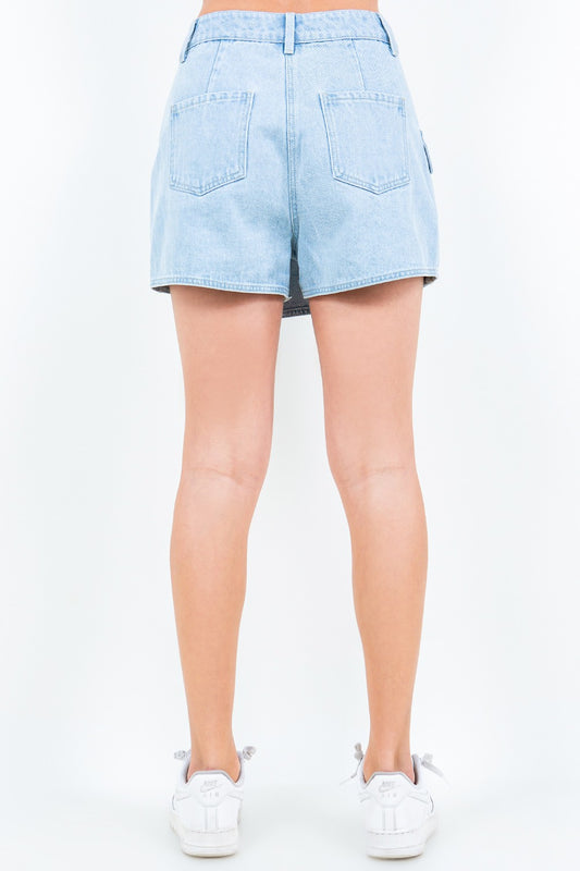 American Bazi Cargo Pocket Mini Skort Bottoms American Bazi Bottoms Clothing Ship from USA Women Trendsi https://www.cyberehub.com