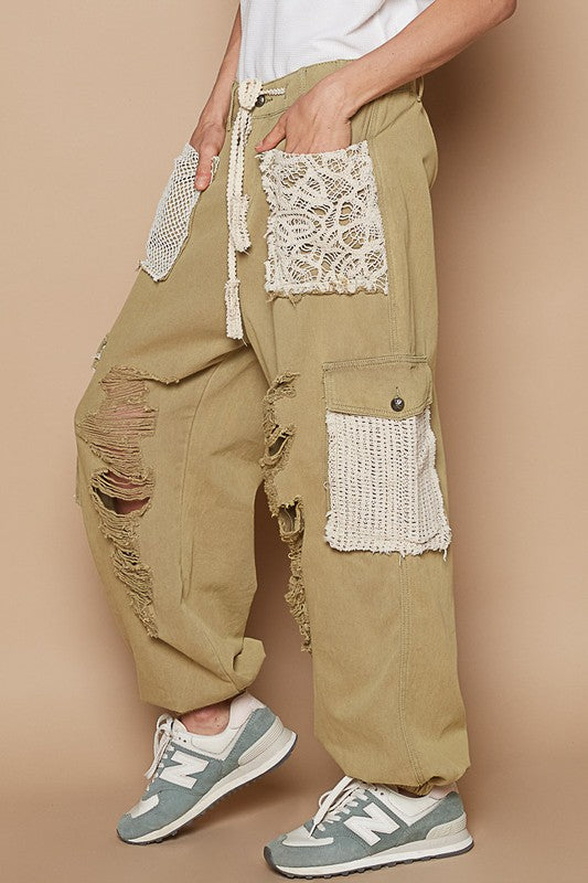 POL Crochet Patch Distressed Washed Jeans Apparel Apparel POL Ship from USA TikTok Trendsi Trendsi https://www.cyberehub.com