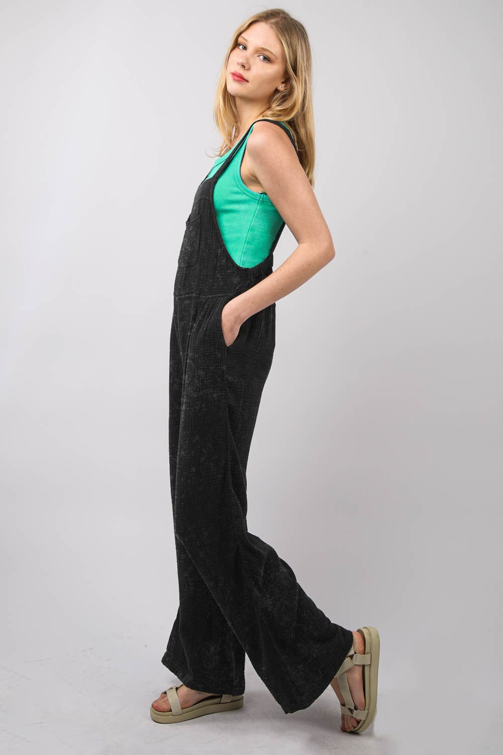 VERY J Texture Washed Wide Leg Overalls Apparel/Tops Ship from USA TikTok Tops Trendsi USPS VERY J Walmart Walmart Apparel Trendsi https://www.cyberehub.com
