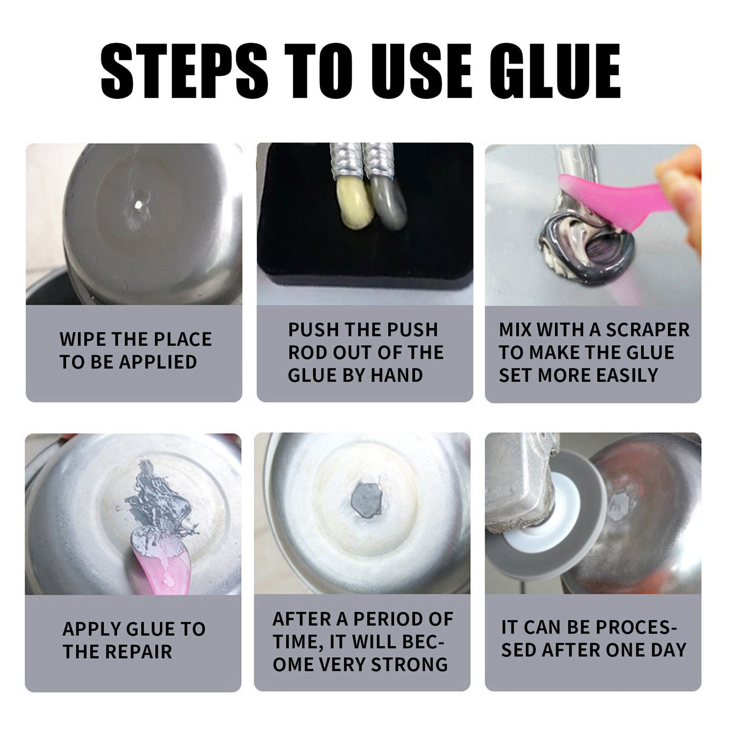 Jue-Fish AB Casting Glue, Fast Drying Metal Tank Repair High Temperature Casting Glue Home Eprolo https://www.cyberehub.com