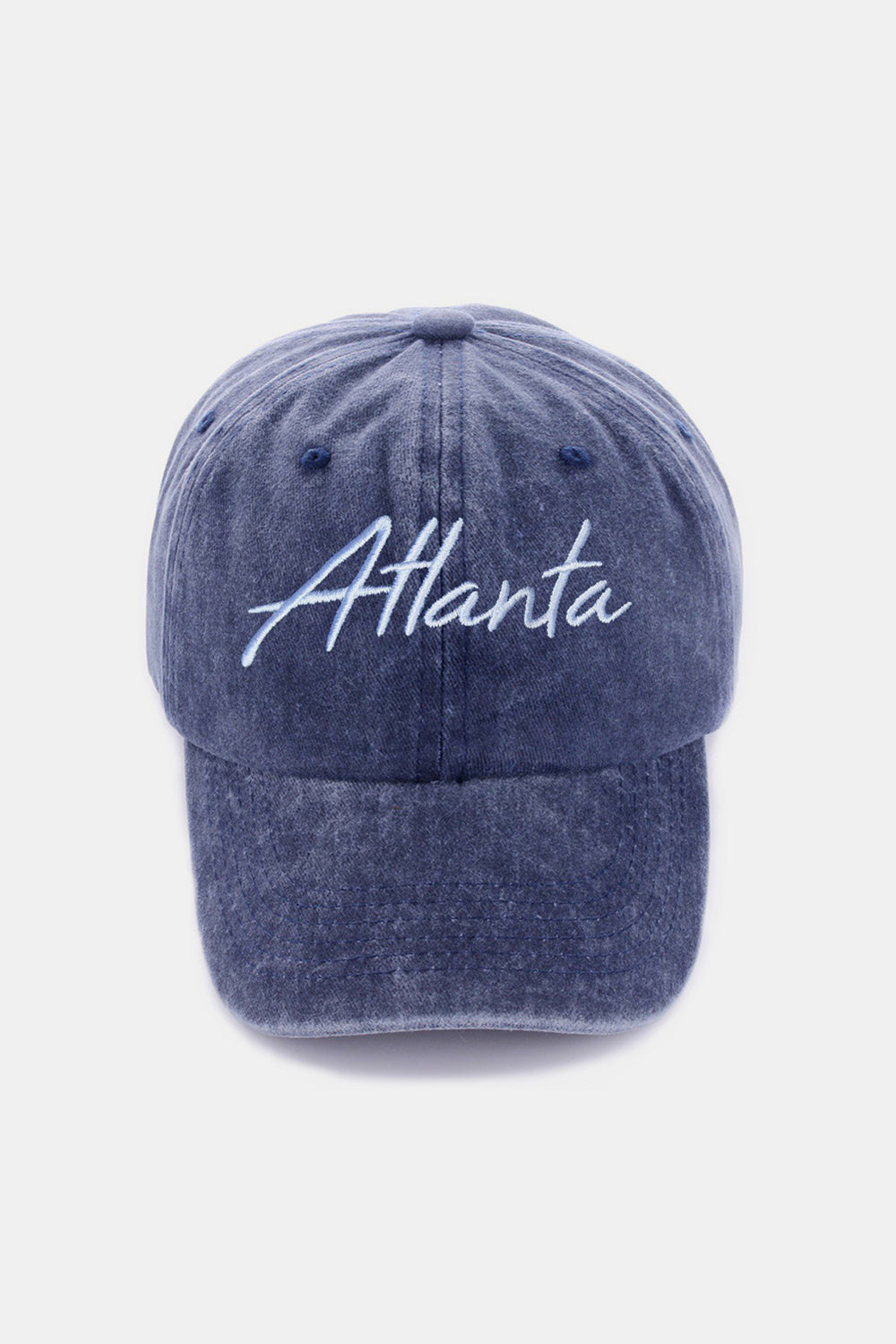 Zenana Washed ATLANTA Embroidered Baseball Cap Atlanta Navy One Size Ship from USA TikTok USA Zenana Trendsi https://www.cyberehub.com