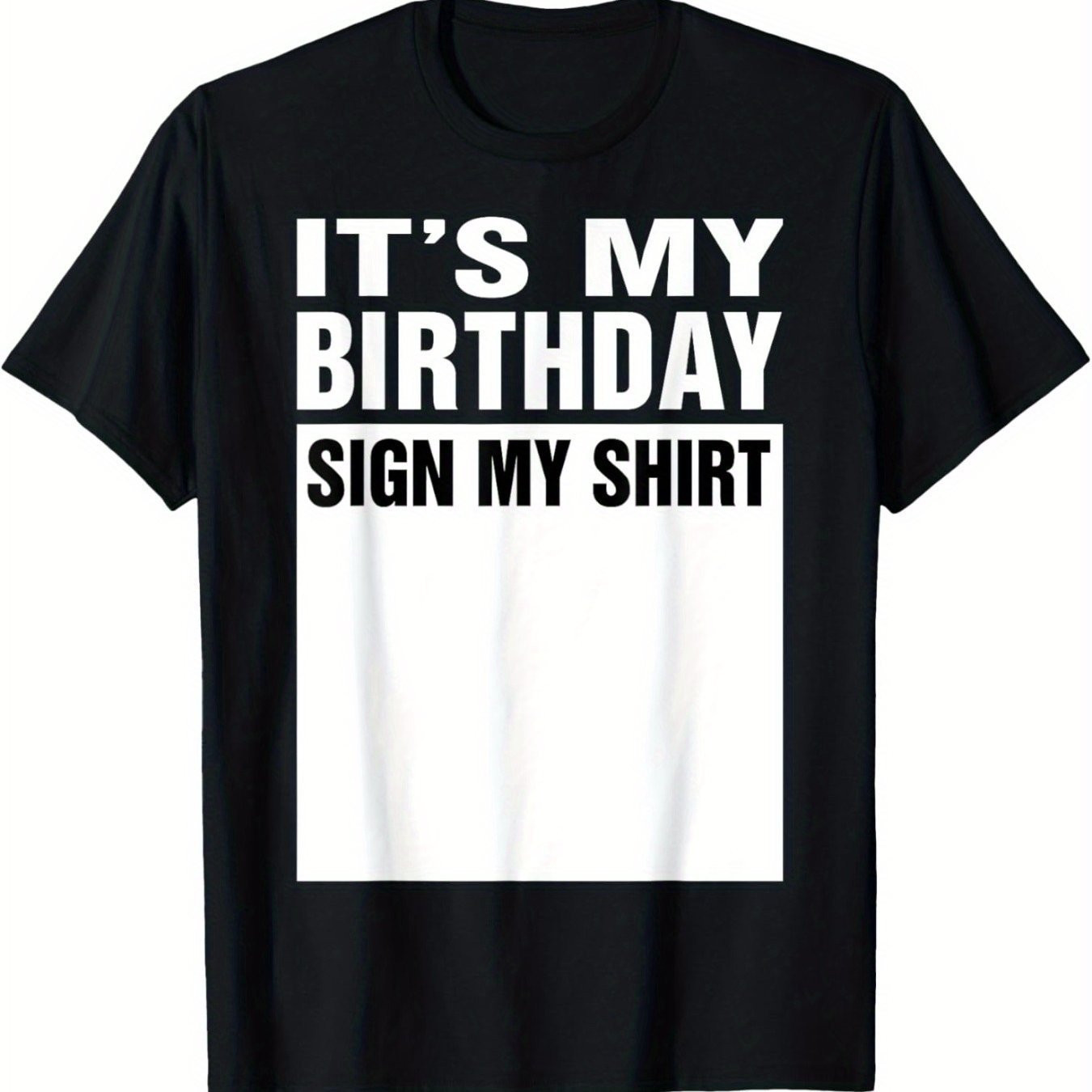 My Birthday Logo, My T-shirt, Gift T-shirt, Summer Comfortable Casual Short Sleeved T-shirt Black Apparel/Shirt/Graphic Shirt SNULLO https://www.cyberehub.com