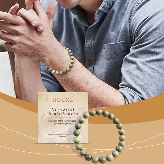Green Sandalwood Bracelet Trend Fashion Elegant Portable Durable Good-Looking Niche Design Bracelet HOEXE eprolo https://www.cyberehub.com