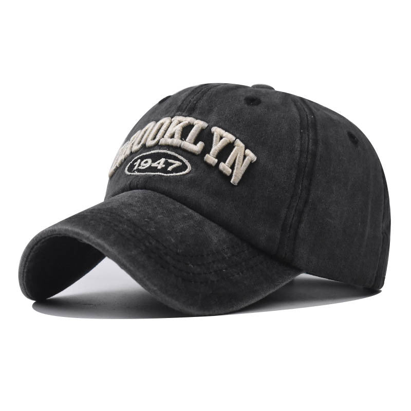 Men's And Women's Street Dance Personalized Cotton Embroidered Baseball Hat Brooklyn Black Adjustable Apparel/Hat CJ Hat Ship From China CJ https://www.cyberehub.com