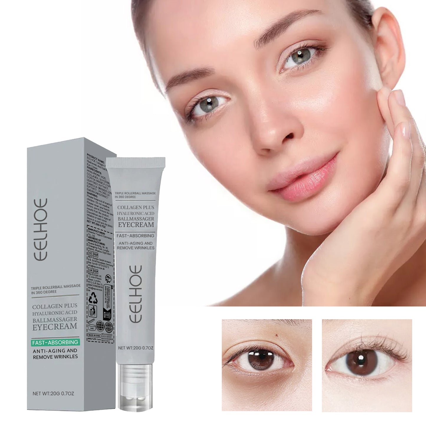 Collagen Hyaluronic Acid Massager Eye Cream For Fine Lines And Delicate Skin Care Eye Cream Health Eprolo https://www.cyberehub.com