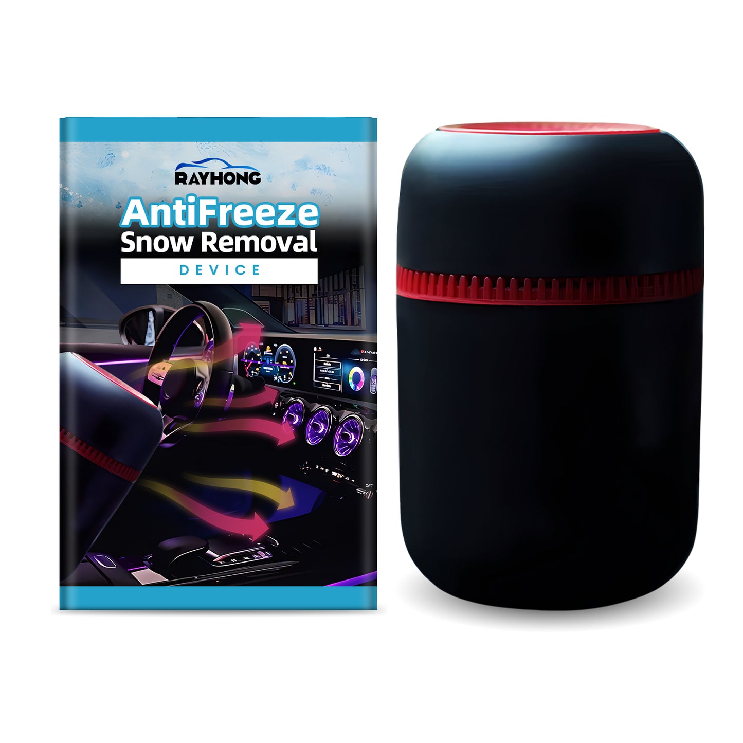 Rayhong Snow Remover, Car Windshield Defogging Deicing Quick Snow Melting Portable Heater default title Home Eprolo https://www.cyberehub.com