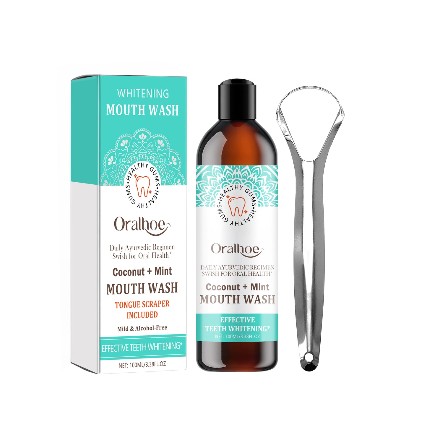 Coconut Mint Mouth Wash, Whitening Teeth Yellow Teeth Stains Tongue Coating Clean Fresh Breath Oral Care default title Health & Beauty Health Eprolo https://www.cyberehub.com