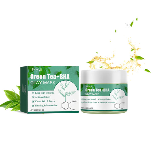 Green Tea Cleansing Mud Mask, Facial Cleansing Moisturizing Whitening Skin Blackhead Acne Removing Mud Mask Health & Beauty Health Eprolo https://www.cyberehub.com