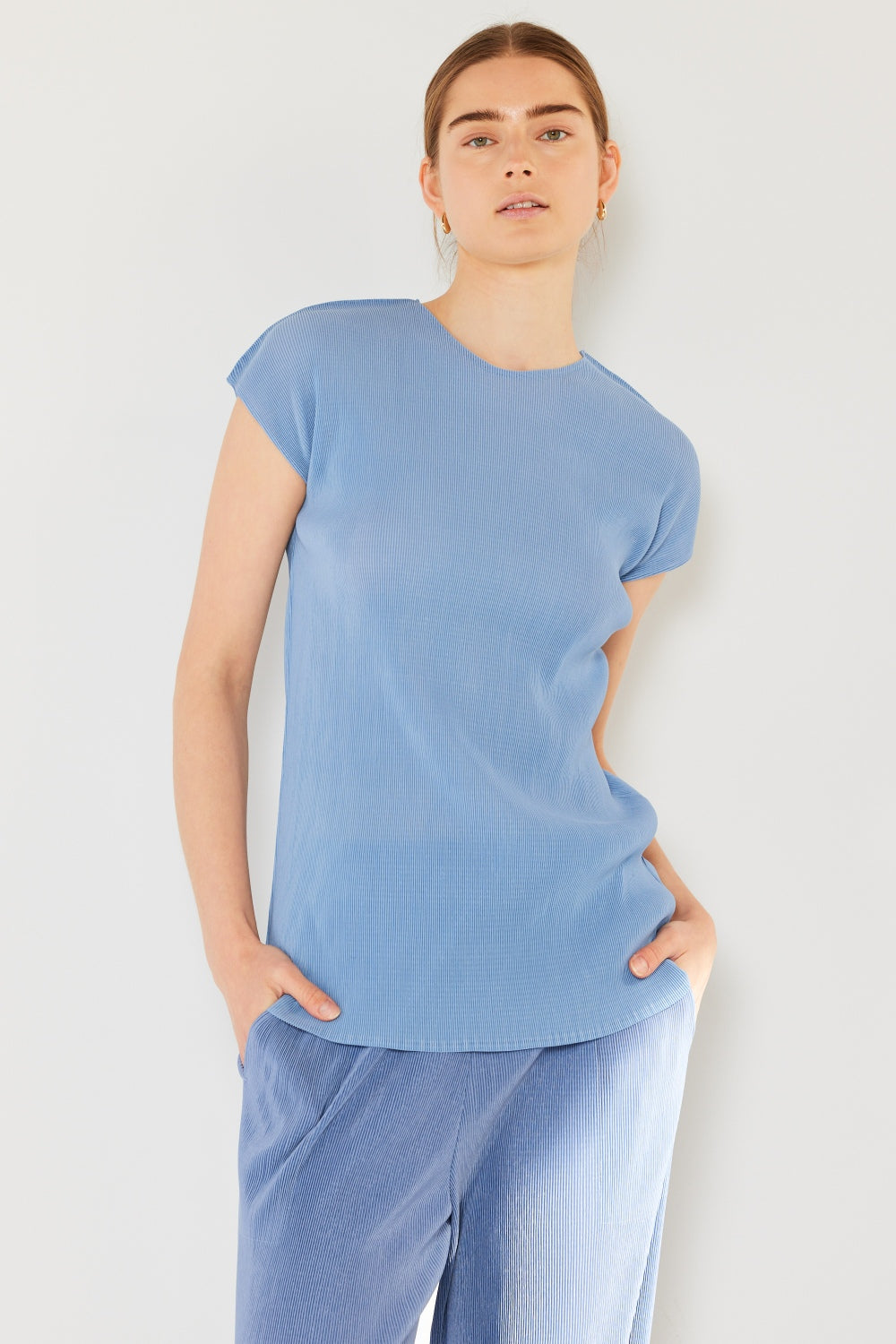 Marina West Swim Rib Pleated Cap Sleeve Top Periwinkle Apparel/Tops Marina West Swim Ship from USA TikTok Tops Trendsi USPS Walmart Walmart Apparel Trendsi https://www.cyberehub.com