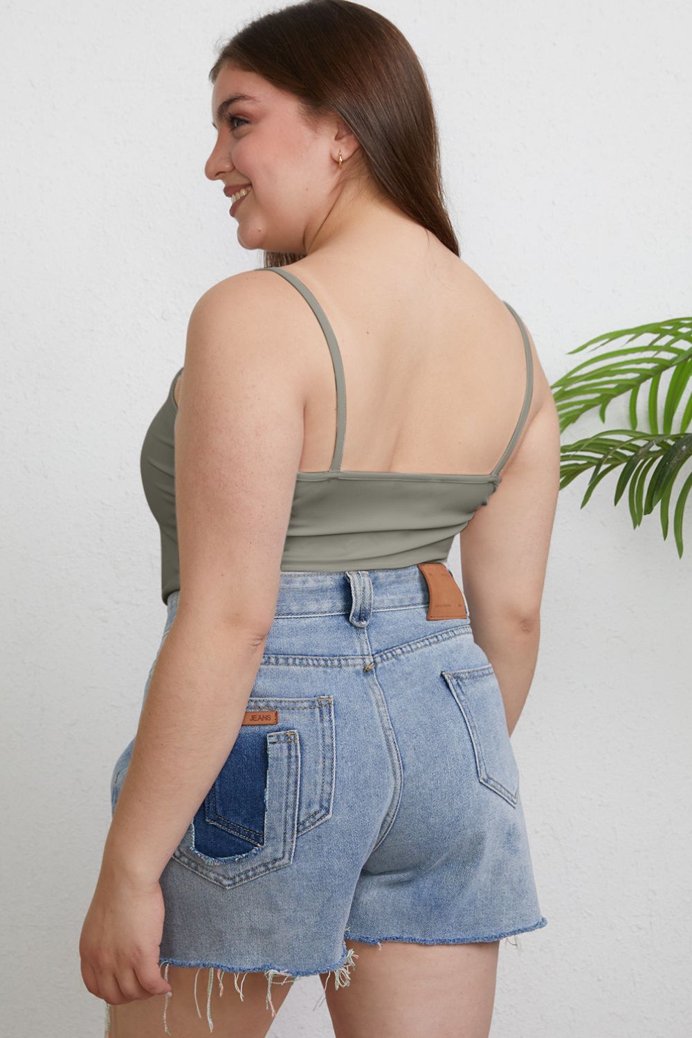 Basic Bae Full Size Round Neck Slim Cami Apparel/Tops Basic Bae Ship from USA TikTok Tops Trendsi USPS Walmart Walmart Apparel Trendsi https://www.cyberehub.com
