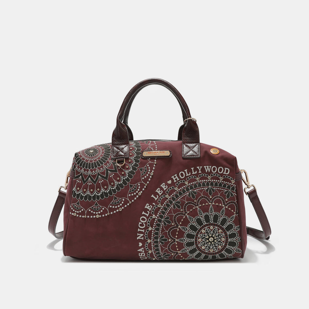 Nicole Lee USA rhinestone Decor Boston Bag Bag Bag Nicole Lee USA Ship from USA Women Trendsi https://www.cyberehub.com