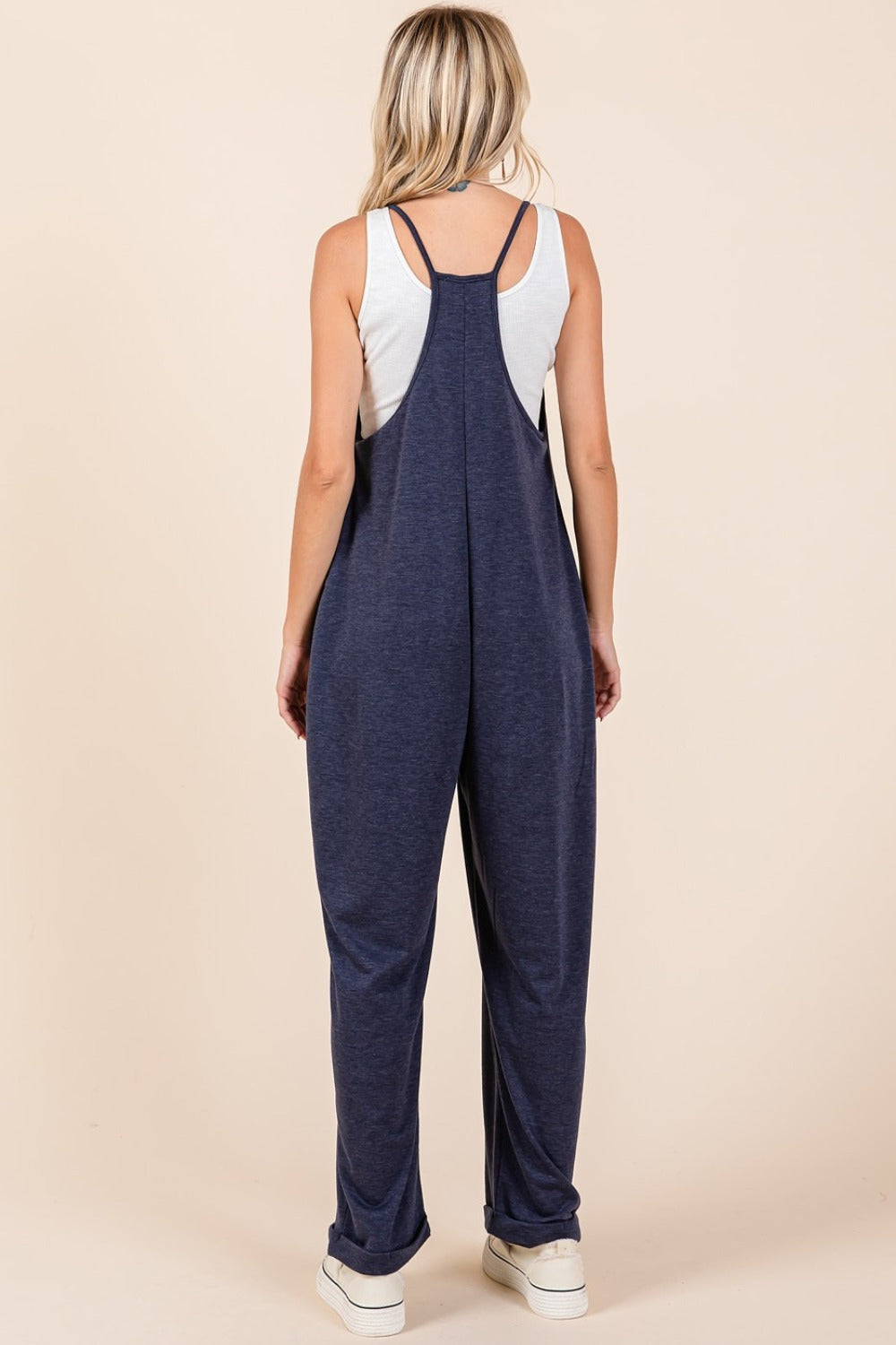 Mittoshop Patch Pocket Wide Leg Sleeveless Jumpsuit Tops/Jackets/Sweaters Clothing Tops Mittoshop Ship from USA TikTok Trendsi USPS Walmart Trendsi https://www.cyberehub.com