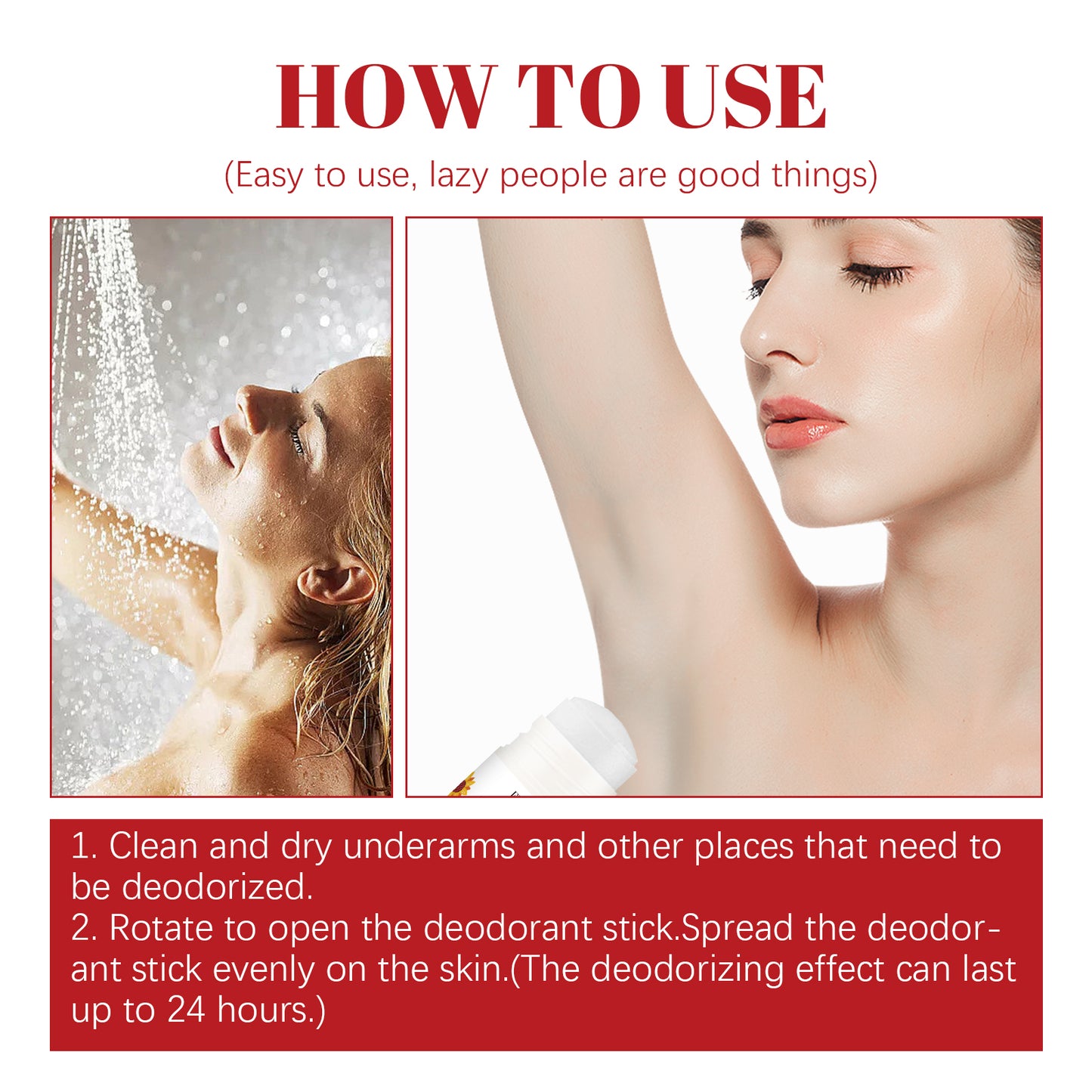 Deodorant Solid Stick, Clean Underarm Odor Body Odor Perspiration Summer Refreshing Light Fragrance Lasting Care Health & Beauty Health Eprolo https://www.cyberehub.com