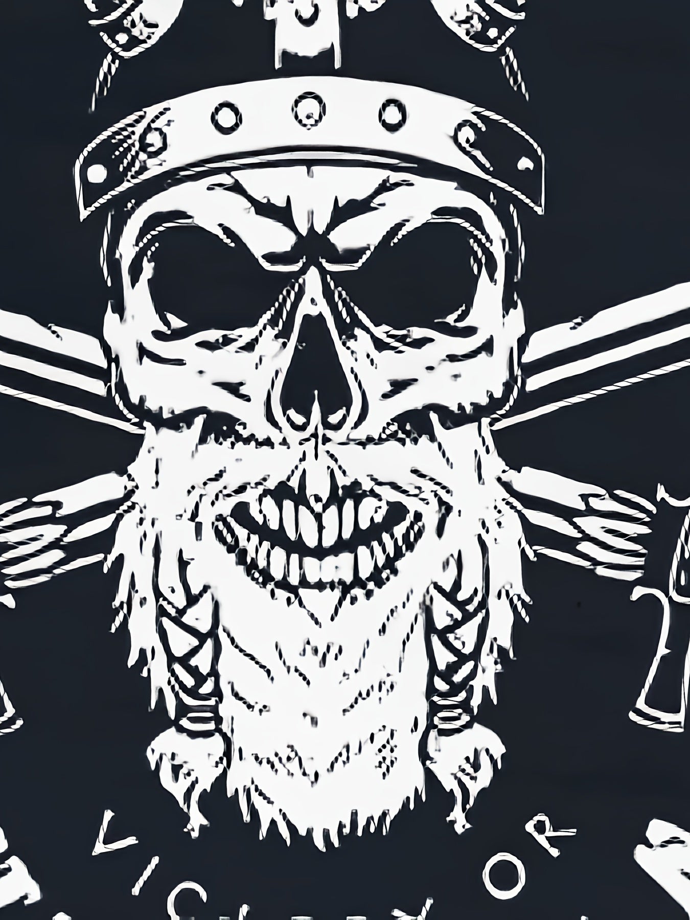 Large Men's Skull Print T-shirt Suitable For Summer, Fashionable And Casual Short Sleeved T-shirt Apparel/Shirt/Graphic Shirt SNULLO https://www.cyberehub.com