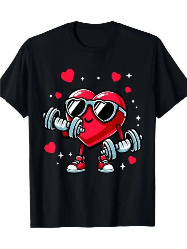 Love Valentine'S Day T-Shirt, Couple T-Shirt, Couple Christmas, Fashion Casual T-Shirt, Short-Sleeved T-Shirt Apparel/Shirt/Graphic Shirt SNULLO https://www.cyberehub.com