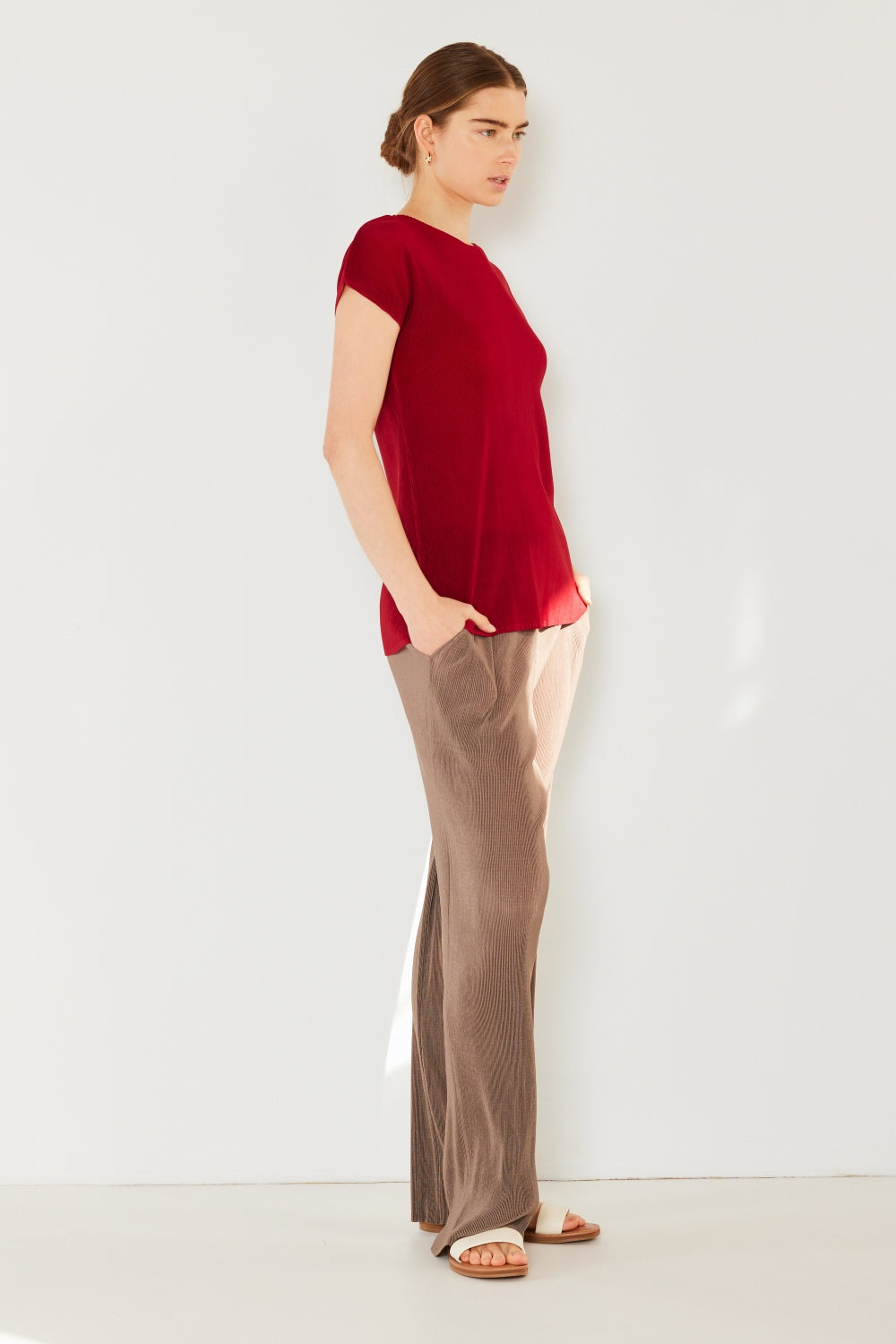Marina West Swim Rib Pleated Cap Sleeve Top Apparel/Tops Marina West Swim Ship from USA TikTok Tops Trendsi USPS Walmart Walmart Apparel Trendsi https://www.cyberehub.com