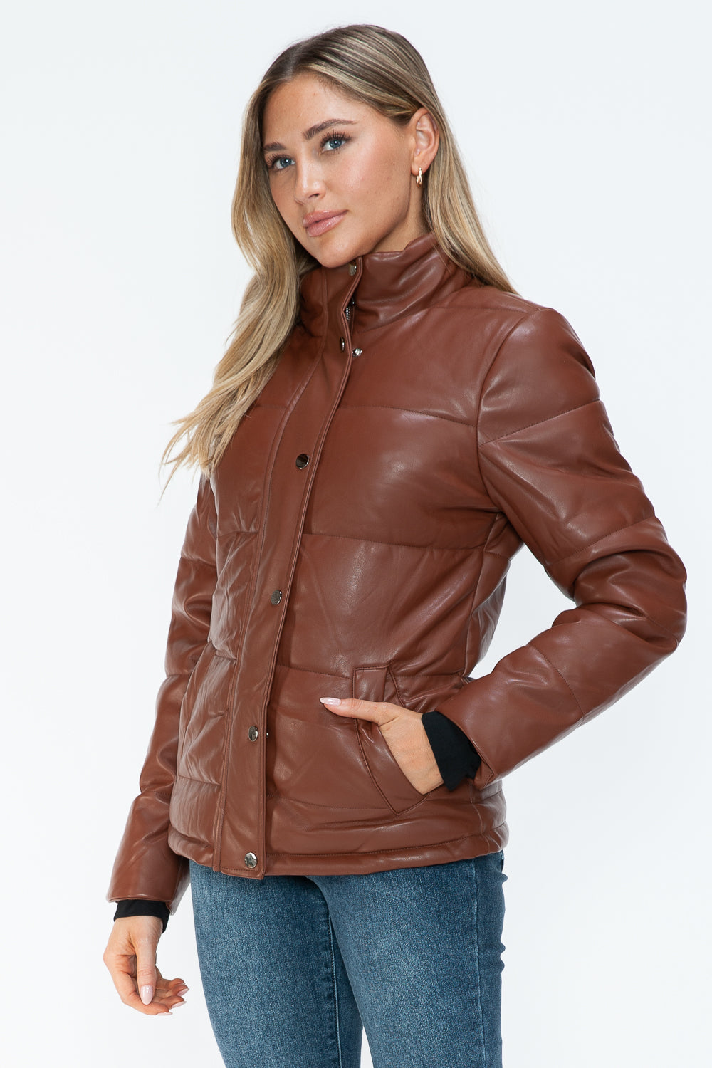 YMI Pocketed Zip Up Turtleneck Puffer Jacket Apparel Featured Ship from USA Tiktok Trendsi USA USPS Walmart YMI outerwear Trendsi https://www.cyberehub.com
