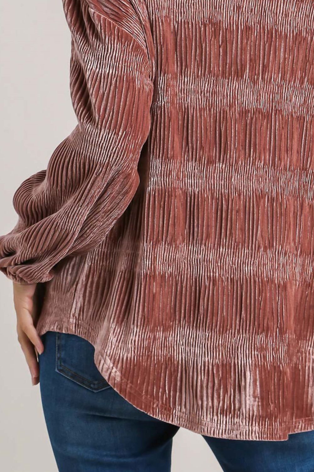 Umgee Ruched Tiered Button Up Shirt Apparel/Tops Ship from USA TikTok Tops Trendsi Umgee USA USPS Walmart Walmart Apparel Trendsi https://www.cyberehub.com