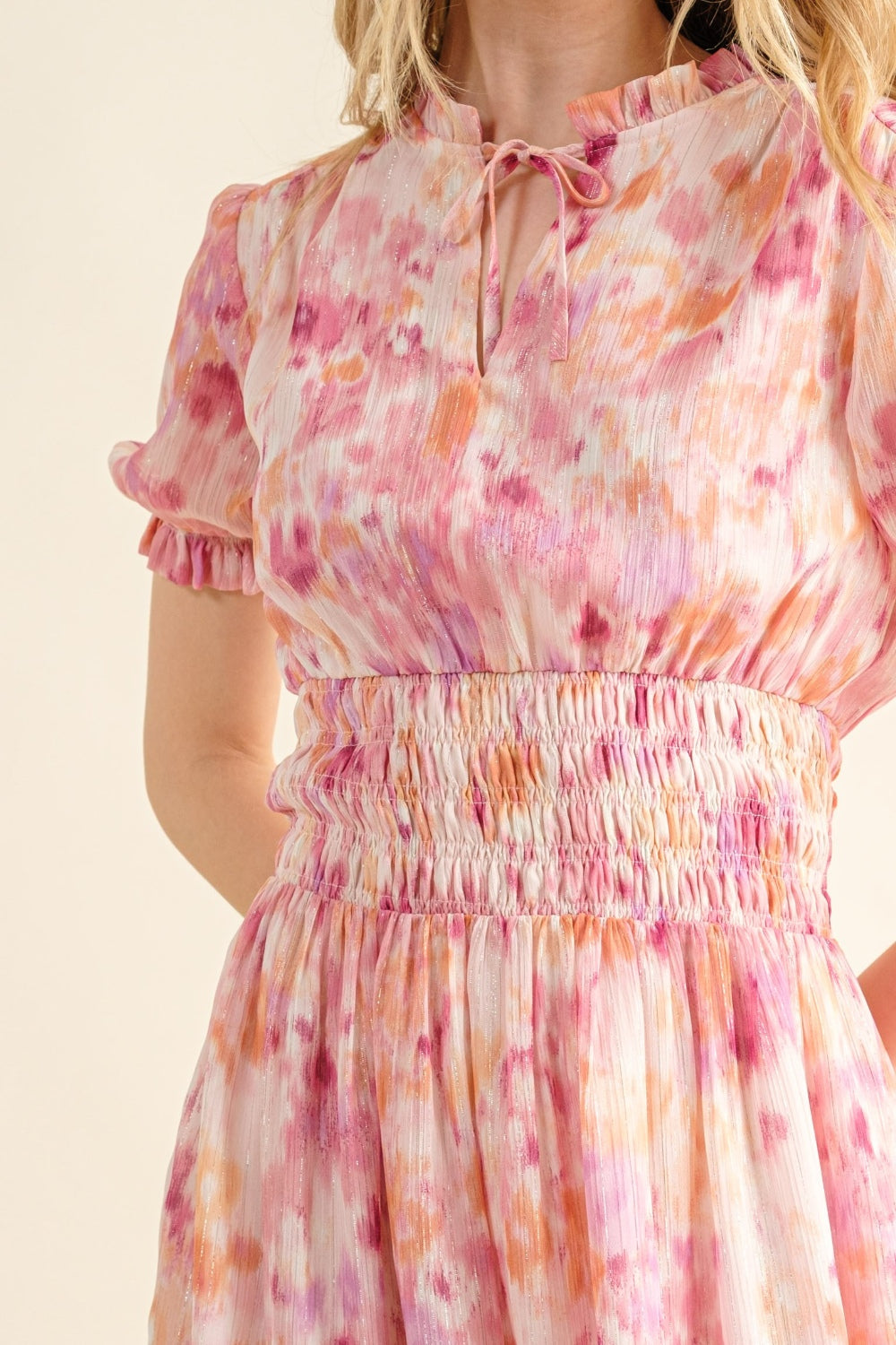 And The Why Full Size Smocked Waist Printed Midi Dress Apparel/Dress And The Why Dress Ship from USA TikTok Trendsi USPS Walmart Walmart Apparel Trendsi https://www.cyberehub.com
