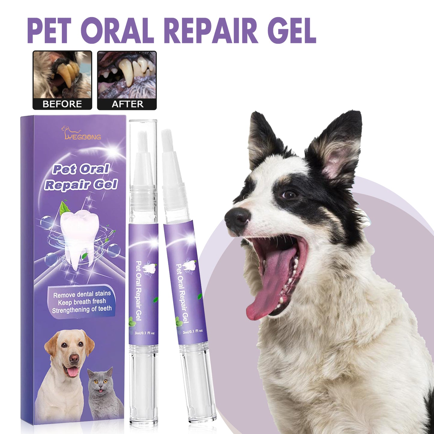 Yegbong Pet Oral Repair Gel, Deep Cleaning Dog And Cat Tooth Stains Oral Cleaning Care Pet Supplies Pet Eprolo https://www.cyberehub.com