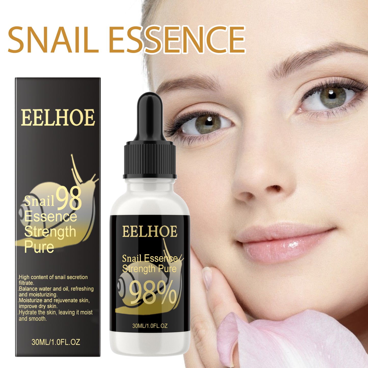 Snail Essence, Repair Skin Barrier Hydrating And Delicate Pore Anti-Wrinkle Serum Health Eprolo https://www.cyberehub.com