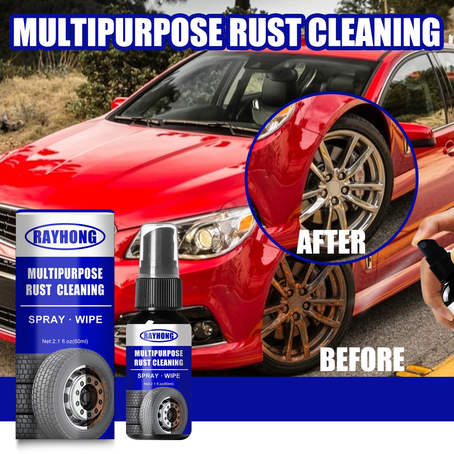 Rayhong Multipurpose Rust Cleaning, Metal Door And Window Cleaning Rust Remover Screws Bolt Loosening Rust Remover Converter Automotive Eprolo https://www.cyberehub.com