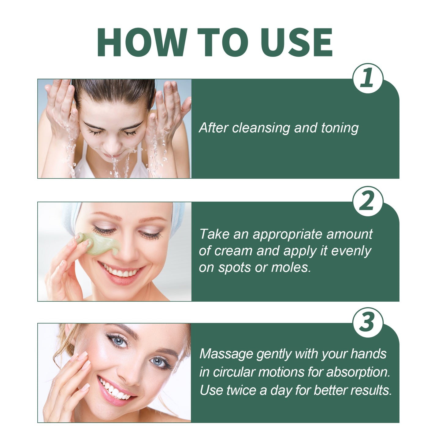 Herbal Natural Spot & Mole Cream, Blemishes Hydrating Whitening Brightening Cream Health Eprolo https://www.cyberehub.com