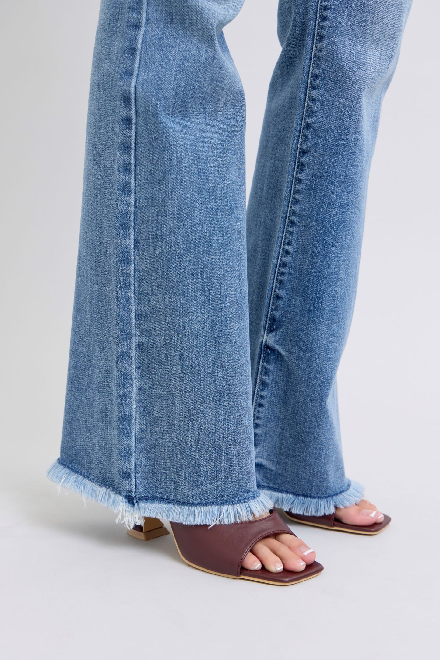 Judy Blue Full Size Raw Hem High Rise Bootcut Jeans Apparel Apparel Judy Blue Ship from USA TikTok Trendsi Trendsi https://www.cyberehub.com