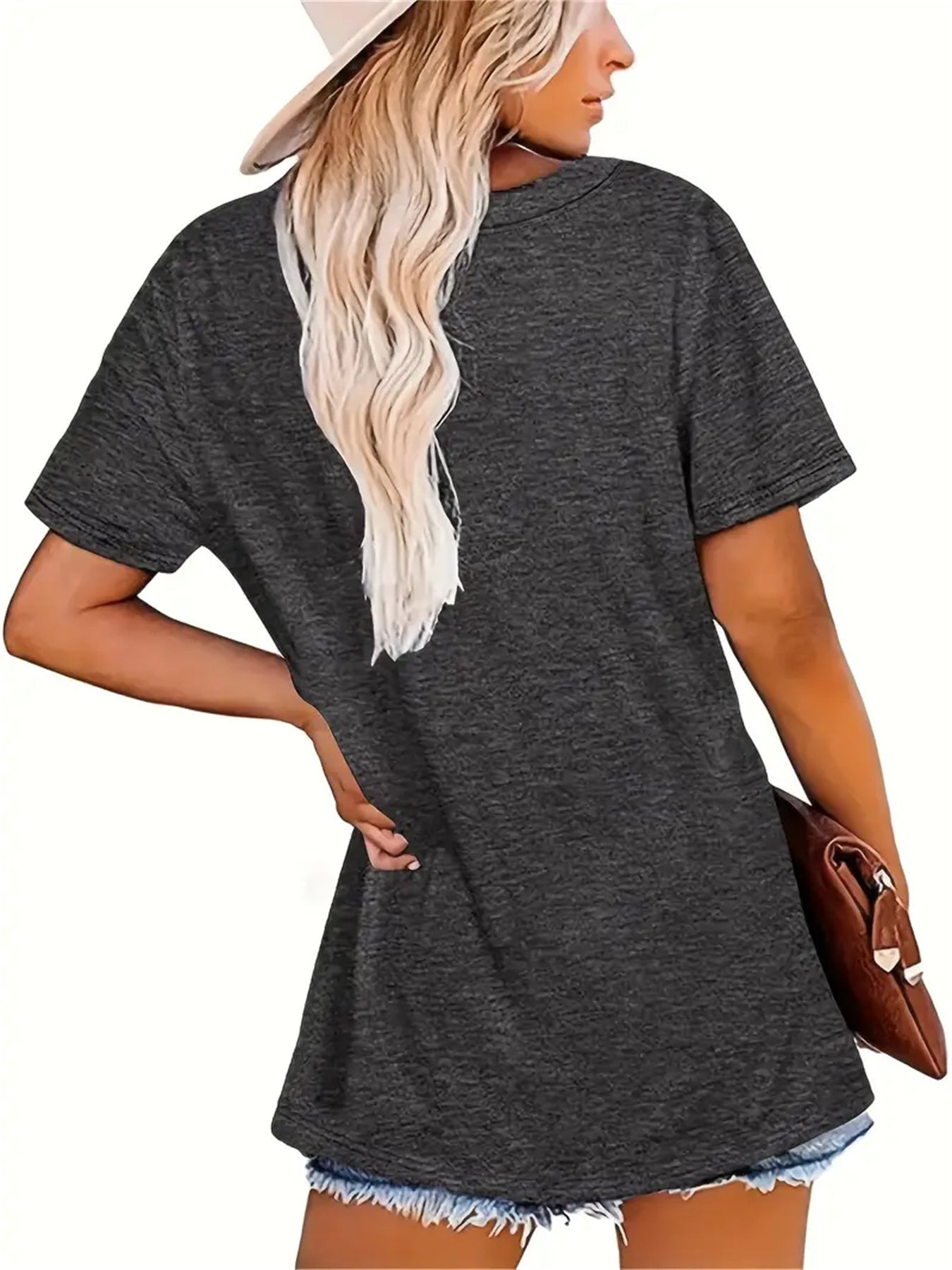 Women's Printed Long Sleeve Hoodless Sweatshirt Apparel/Shirt/Graphic Shirt SNULLO https://www.cyberehub.com