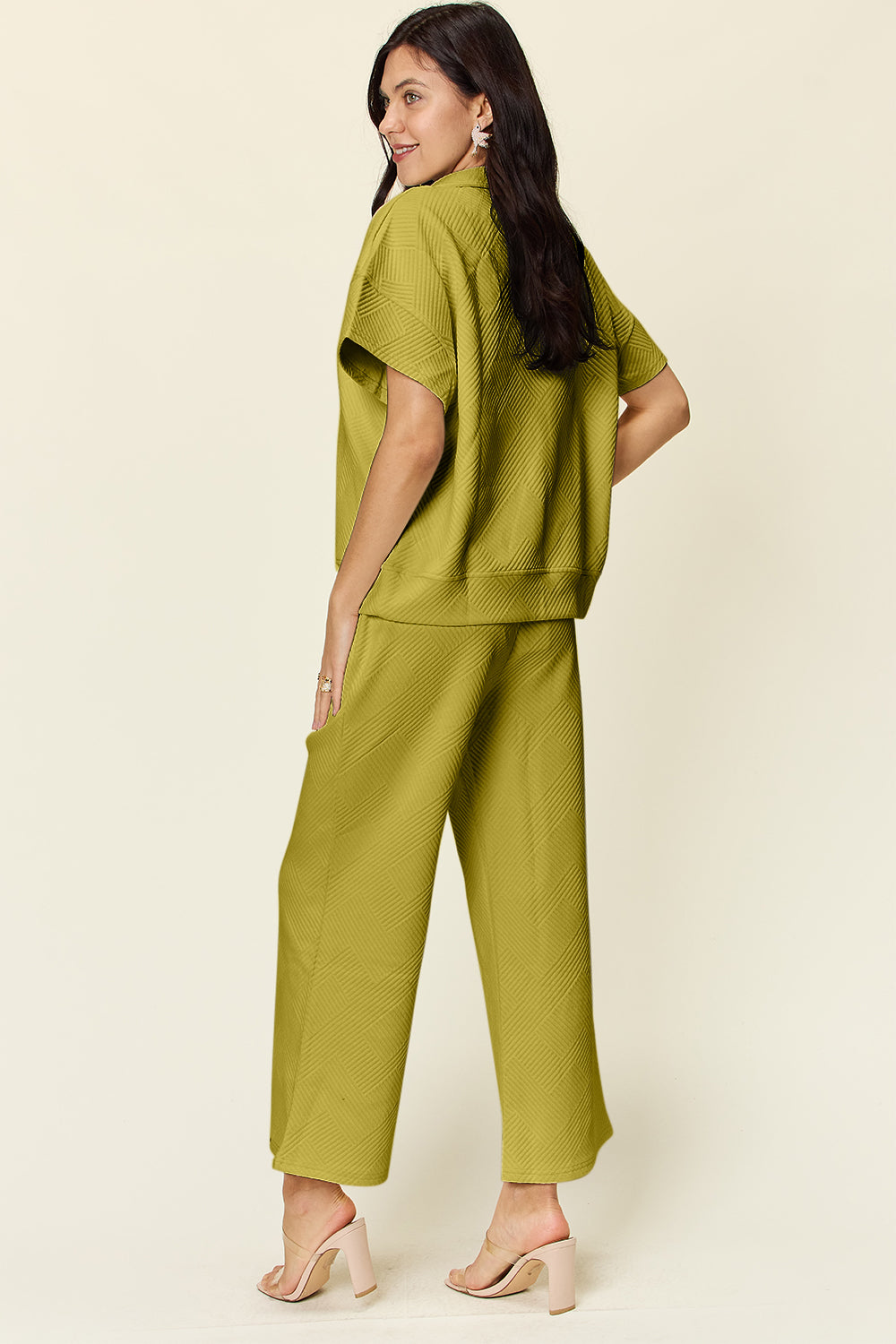 Double Take Full Size Texture Half Zip Short Sleeve Top and Pants Set Apparel/Tops Double Take Ship from USA TikTok Tops Trendsi USPS Walmart Walmart Apparel Trendsi https://www.cyberehub.com